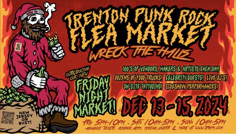 Trenton Punk Rock Flea Market’s “Wreck The Halls” Returns This Weekend